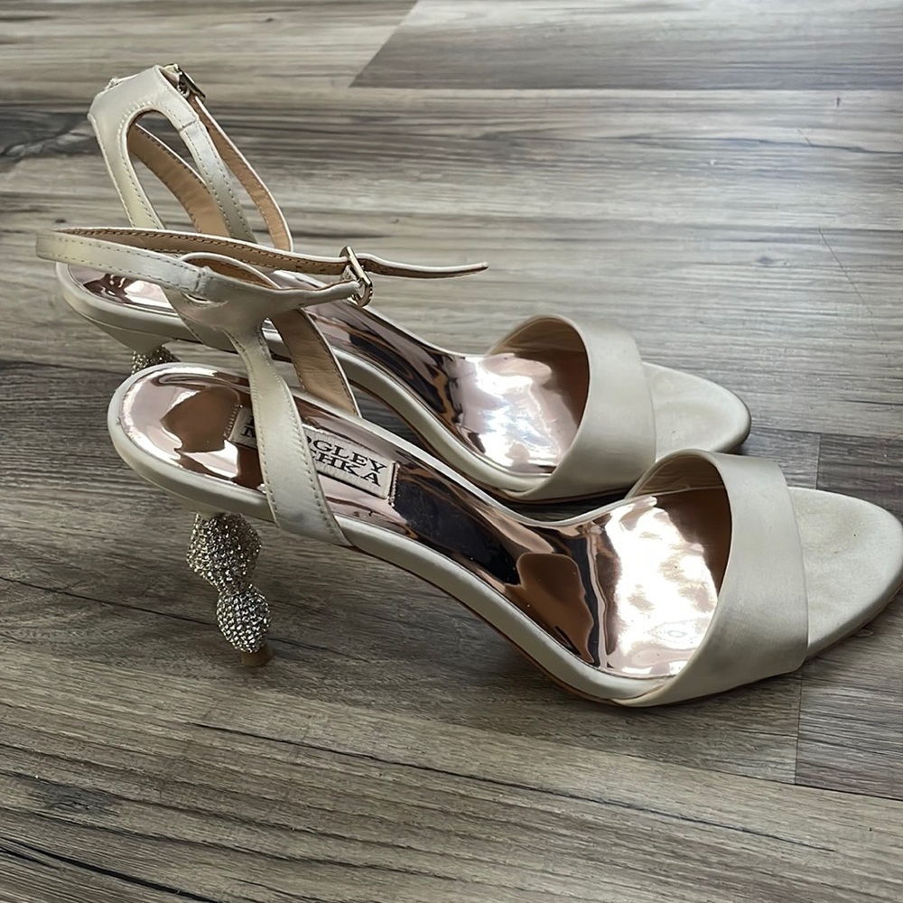 Badgley Mischka Bejeweled Heels
